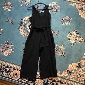 Old Navy sleeveless wide leg black jumpsuit
